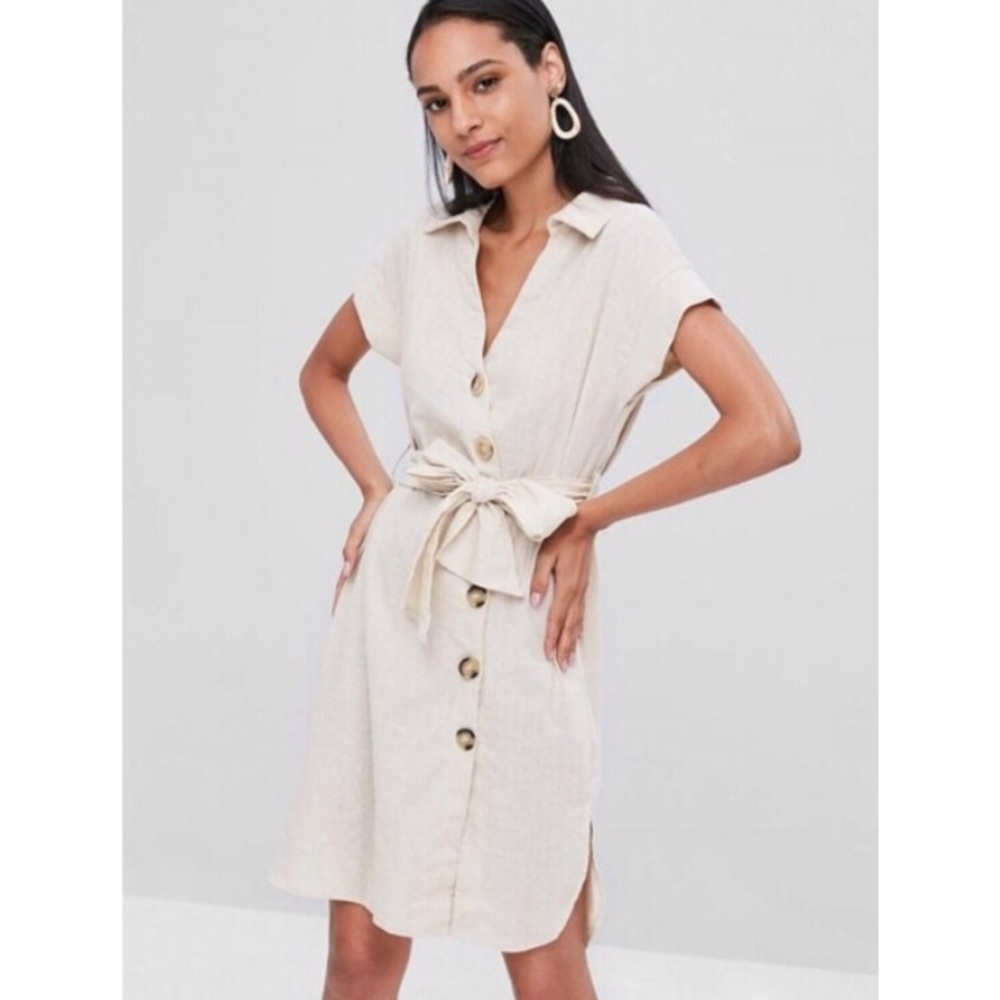 Button up Shirt Dress